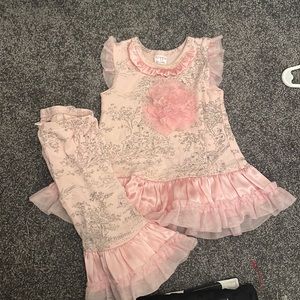 Giggle moon super soft satin summer outfit.